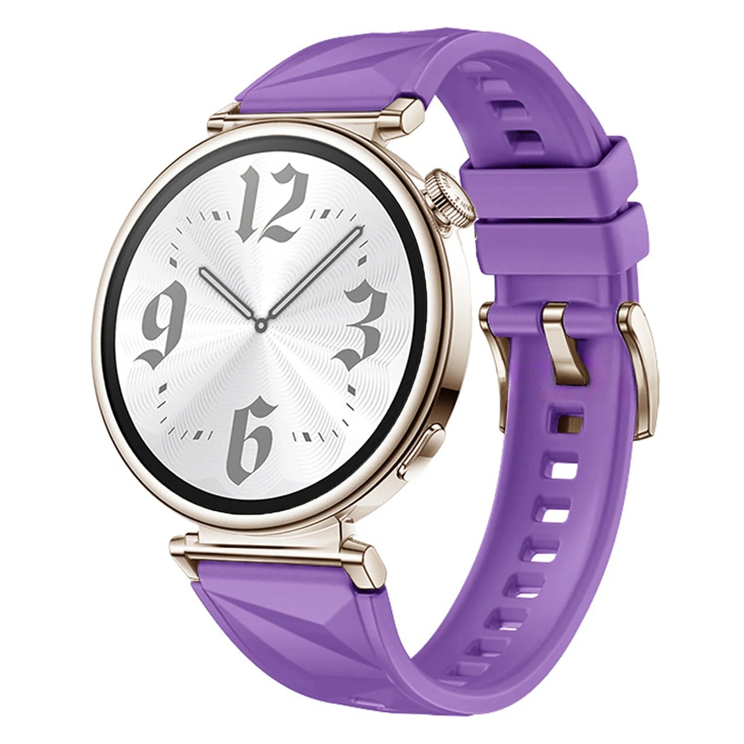 Slim Rubber Strap For Smartwatch – 18mm Replacement Band | Wellstraps™ Wellstraps