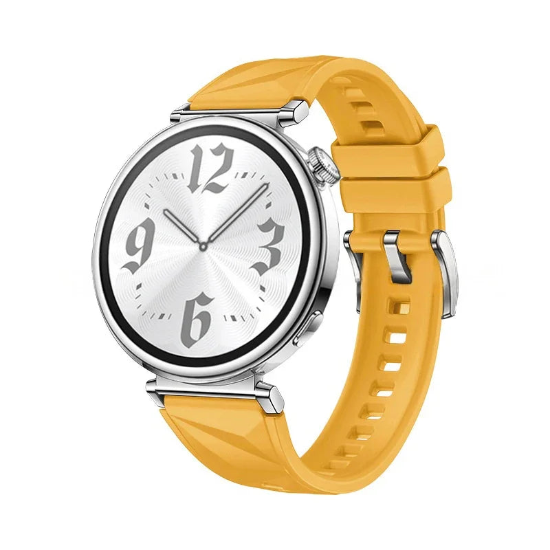 Slim Rubber Strap For Smartwatch – 18mm Replacement Band | Wellstraps™ Wellstraps