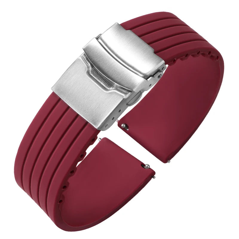 Rubber Strap – Compatible with 18/20/22/24mm Watches | Wellstraps™ Wellstraps