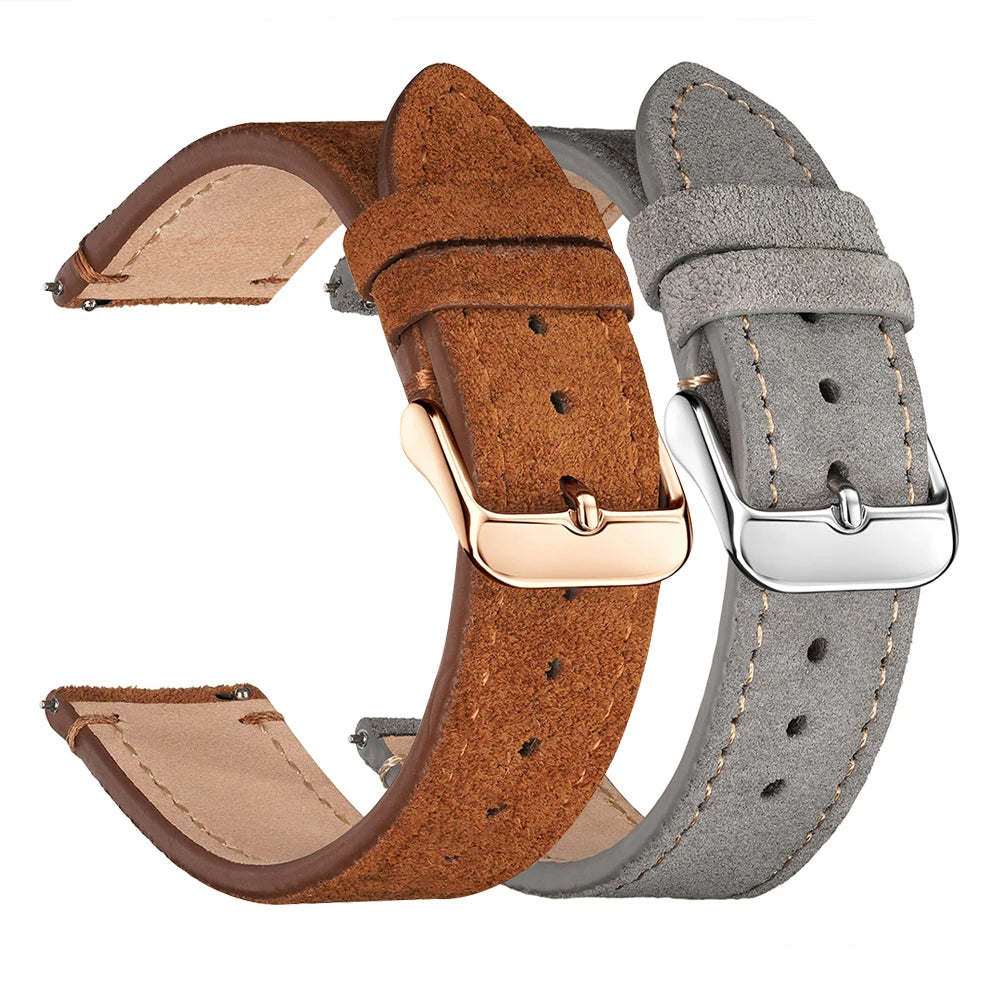 Suede Leather Watch Strap – 18/20/22mm Wellstraps™