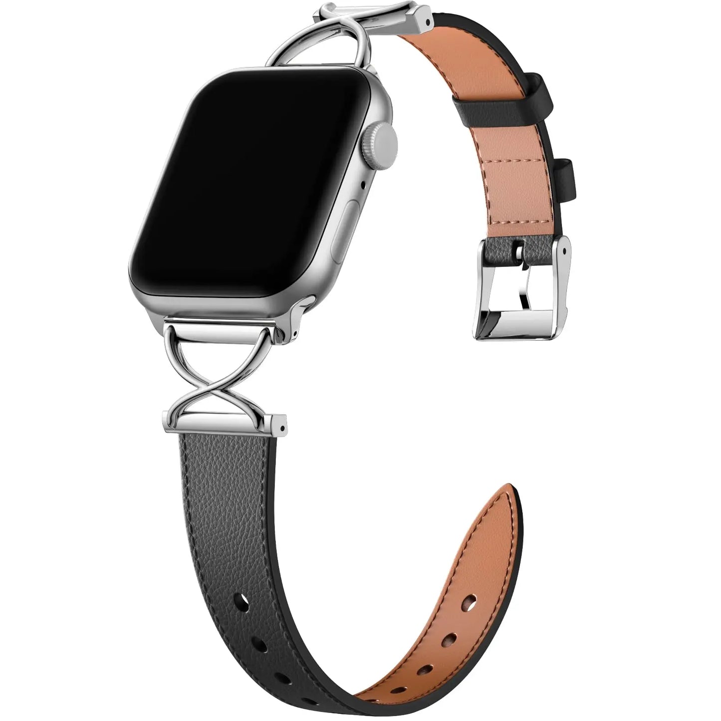 Luxury Leather Strap For Smartwatch – 38–49mm | Wellstraps™