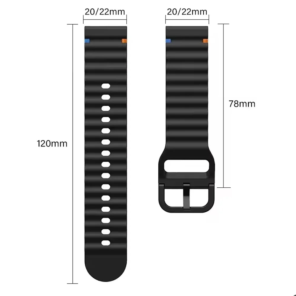 Universal Rubber Strap For Watch – 20/22mm Quick Release Band | Wellstraps™ Wellstraps