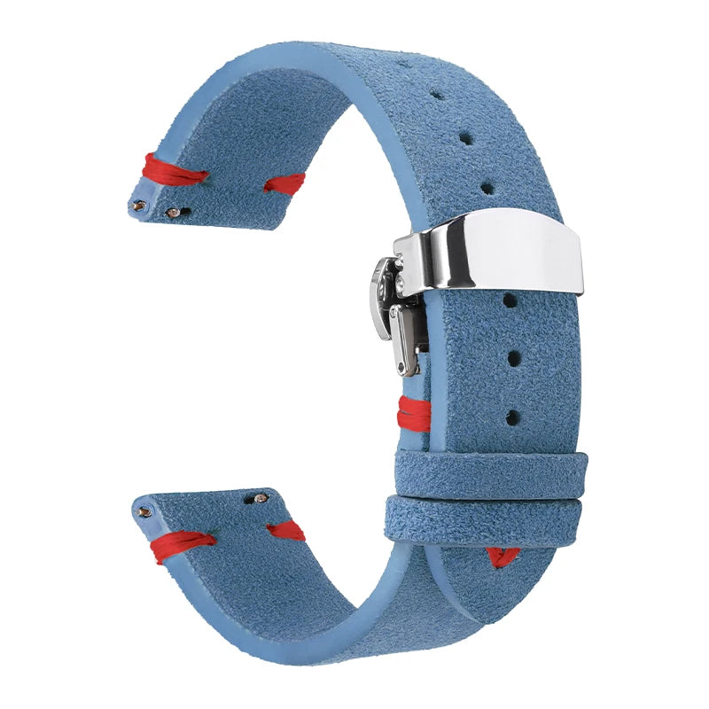 Suede Leather Strap For Watch – 18/20/22mm Vintage Band | Wellstraps™ Wellstraps™