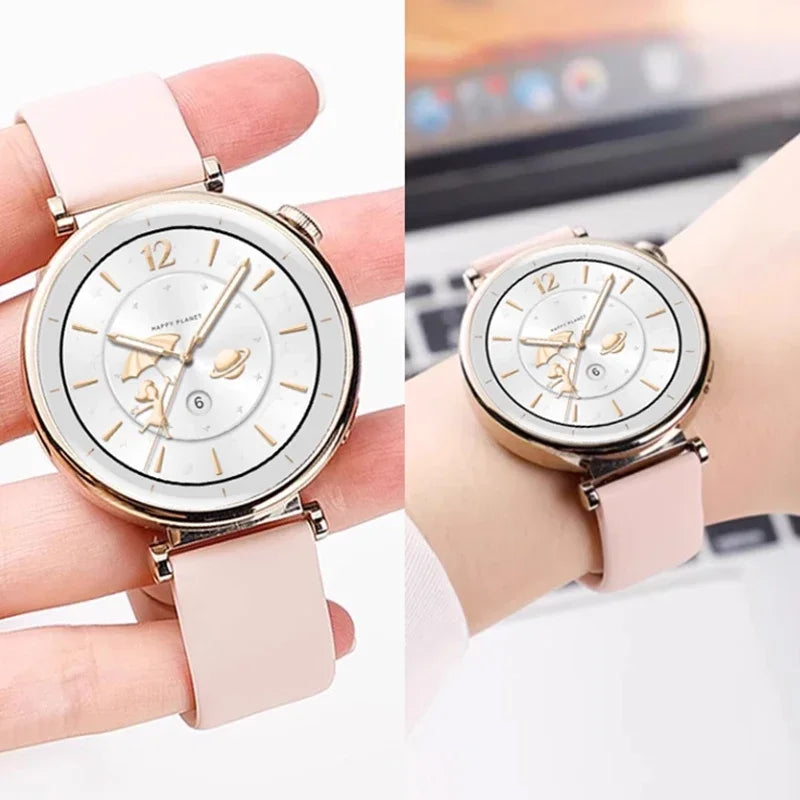 Slim Rubber Strap For Smartwatch – 18mm Universal Replacement | Wellstraps™ Wellstraps