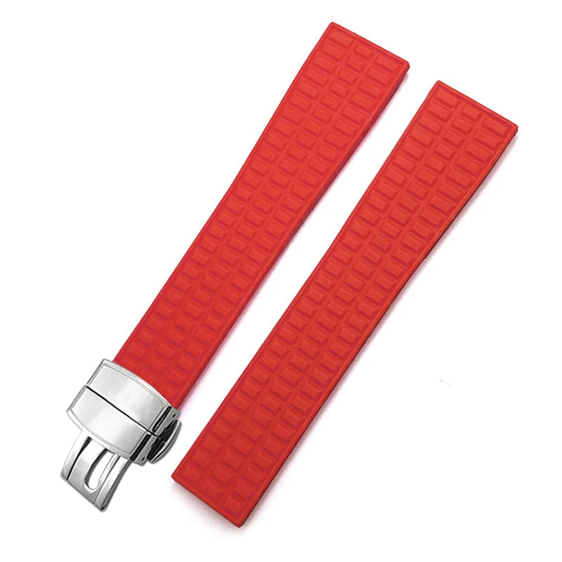 Rubber Strap – Compatible with Integrated Lug Watches | Wellstraps™ Wellstraps
