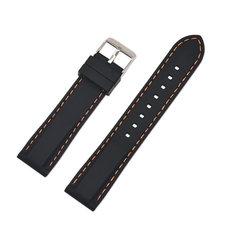 Silicone Rubber Strap – Compatible with 16–24mm Watches | Wellstraps™ Wellstraps