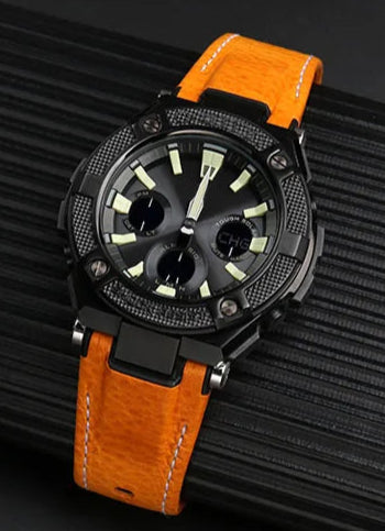 Leather Strap For Sport Watch – 26mm Notched Band | Wellstraps™ Wellstraps