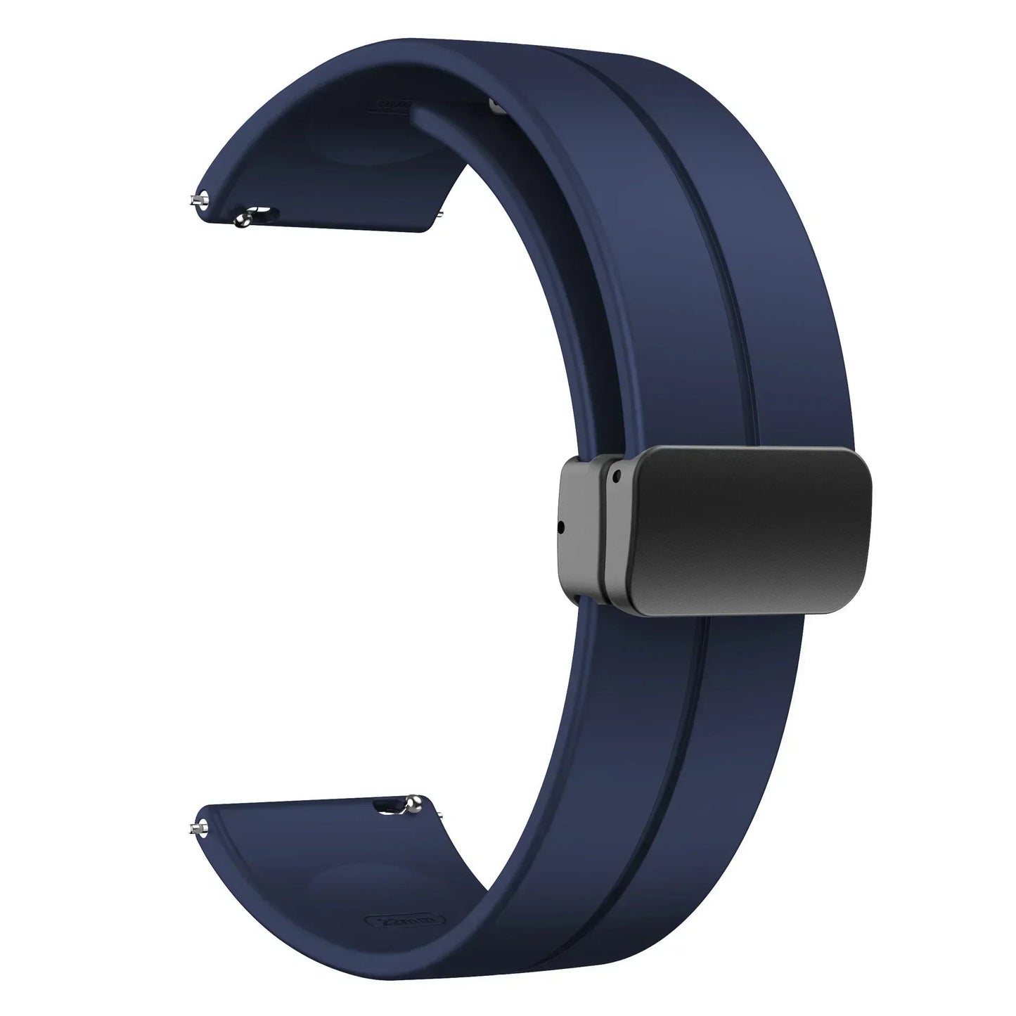 Rubber Watch Strap – Magnetic Buckle – 20 mm | Wellstraps™ Wellstraps