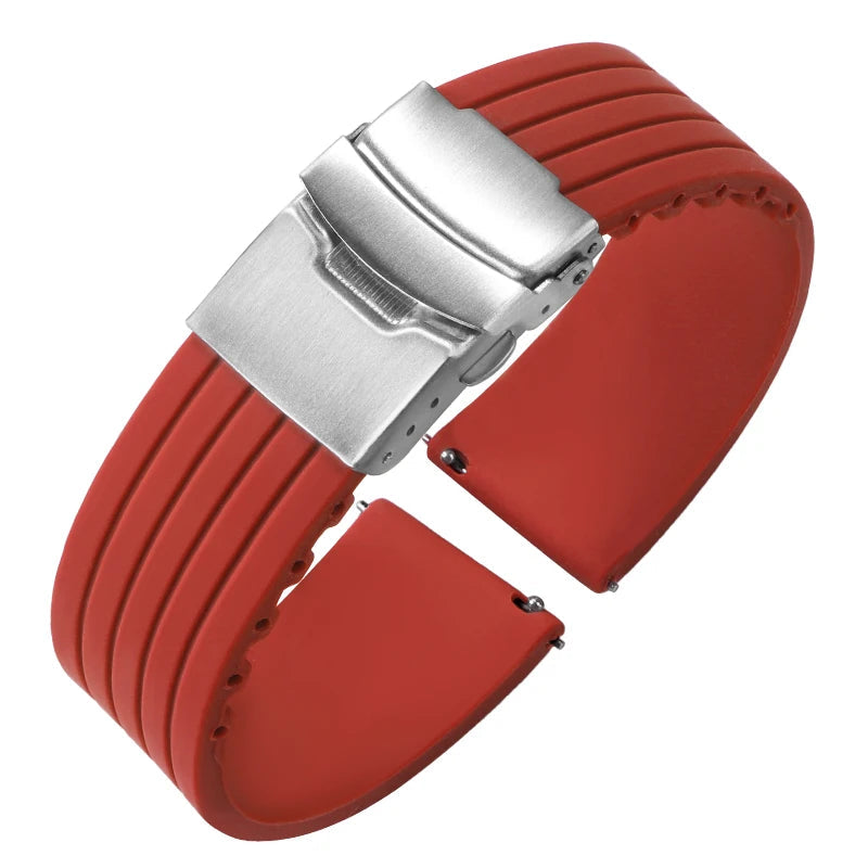 Rubber Strap – Compatible with 18/20/22/24mm Watches | Wellstraps™ Wellstraps