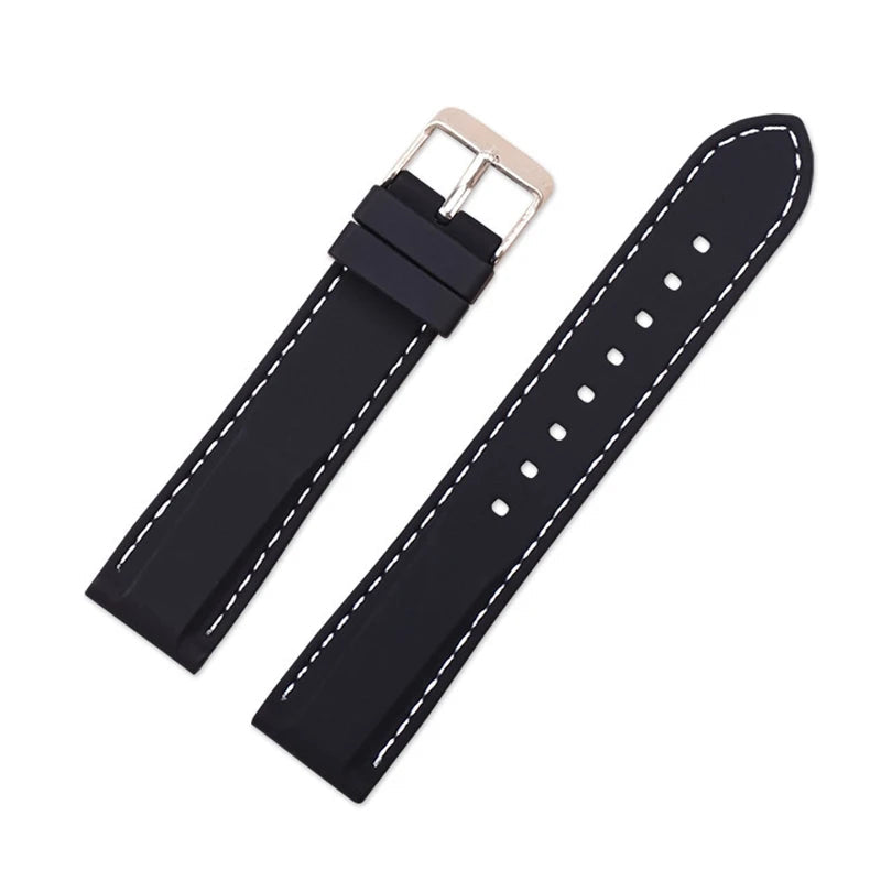 Silicone Rubber Strap – Compatible with 16–24mm Watches | Wellstraps™ Wellstraps