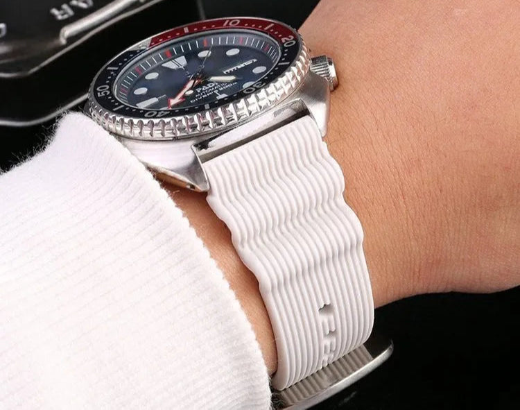 Diver Rubber Watch Strap – 22mm | Wellstraps™