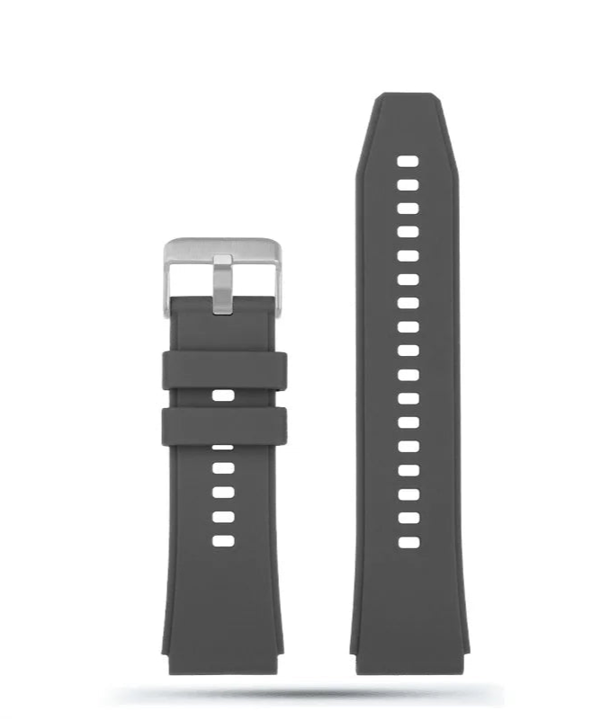 Rubber Watch Strap with Convex Ends – 22mm | Wellstraps™ Wellstraps™