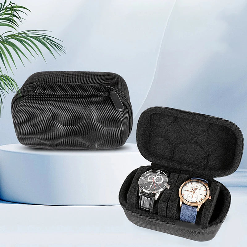 Portable Watch Storage Case – Waterproof EVA Travel Box | Wellstraps™ Wellstraps case
