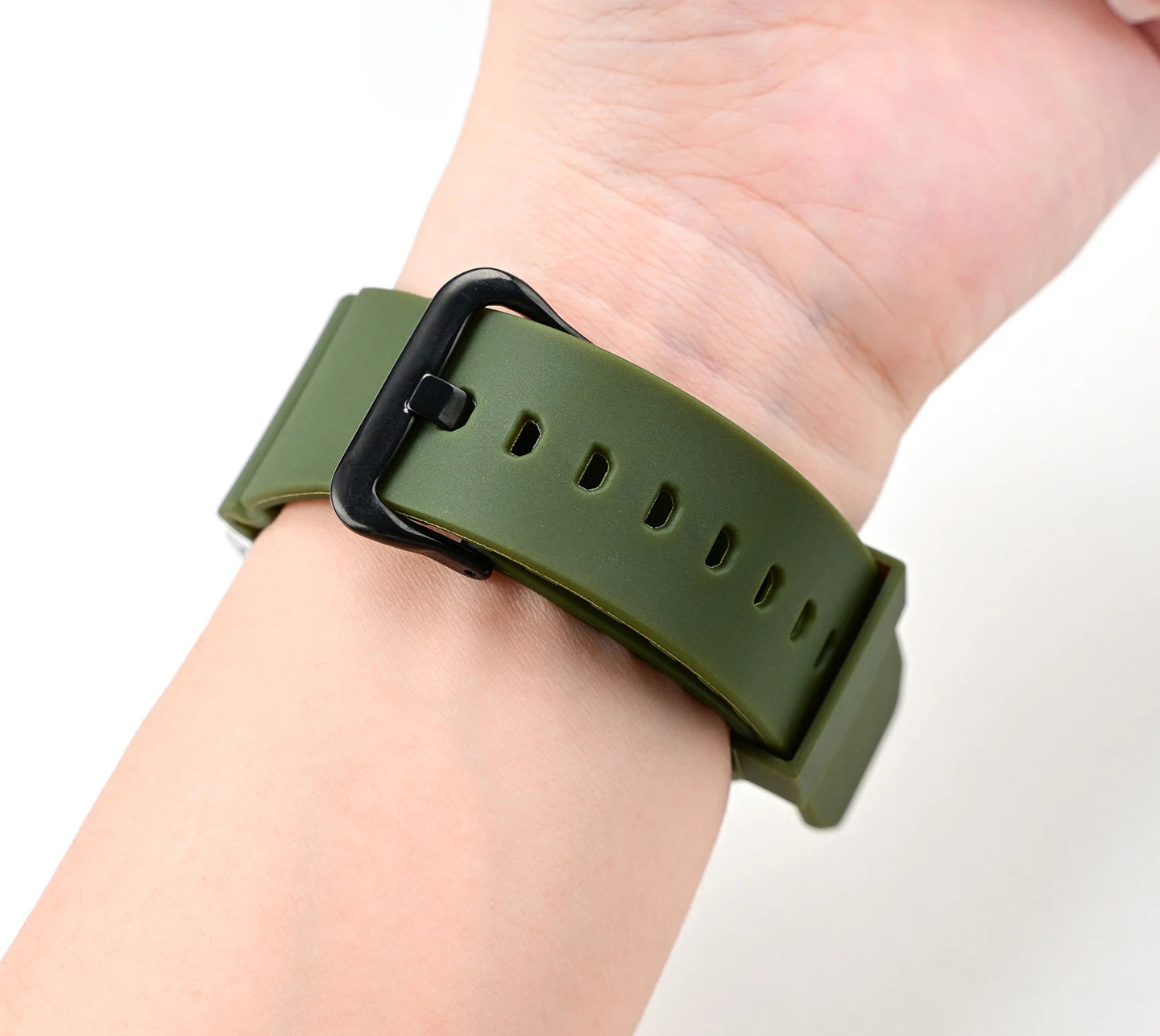 Rubber Watch Strap – Quick Release 16mm for Sport Watches Wellstraps
