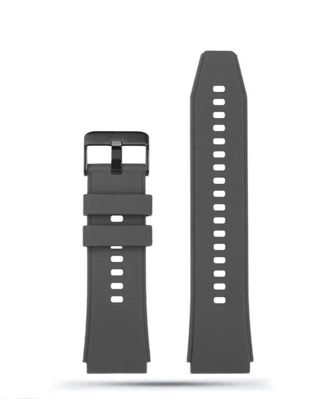 Rubber Watch Strap with Convex Ends – 22mm | Wellstraps™ Wellstraps™