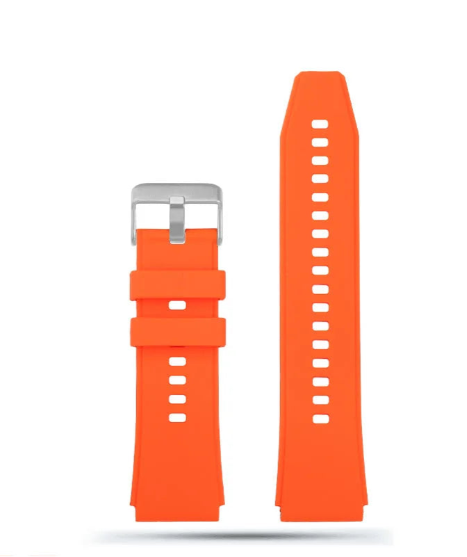 Rubber Watch Strap with Convex Ends – 22mm | Wellstraps™ Wellstraps™