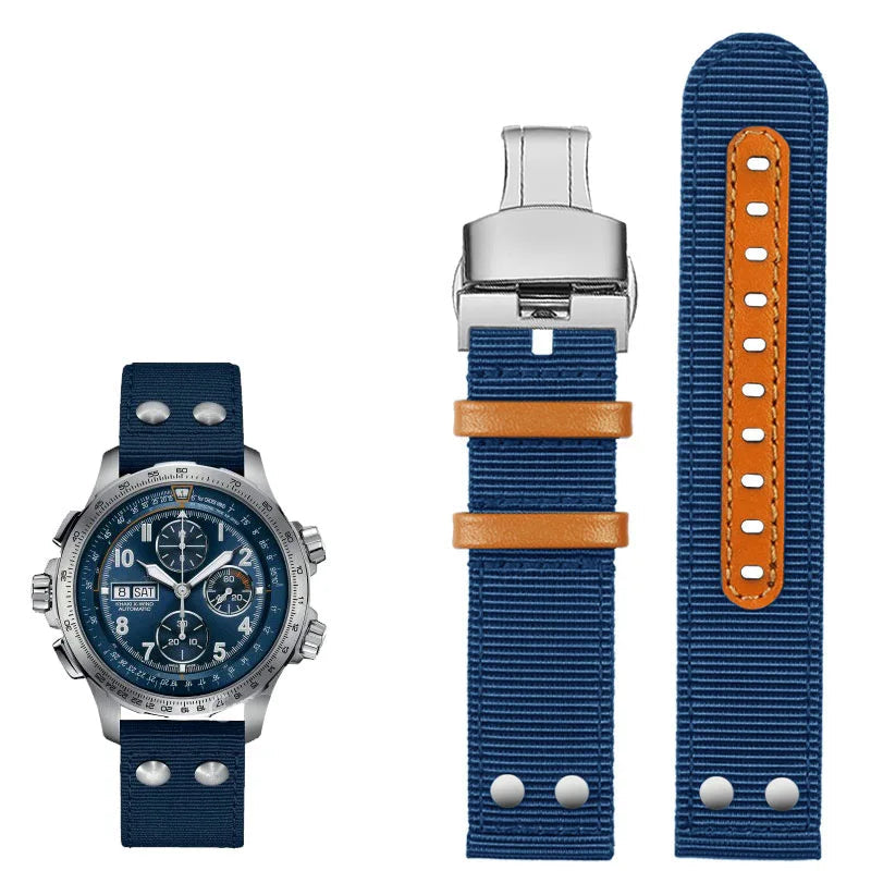 Nylon Canvas Watch Strap – 22mm | Wellstraps™ Wellstraps™