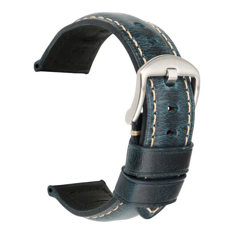 Leather Strap For Watch – 18–26mm Vintage Band | Wellstraps™ Wellstraps