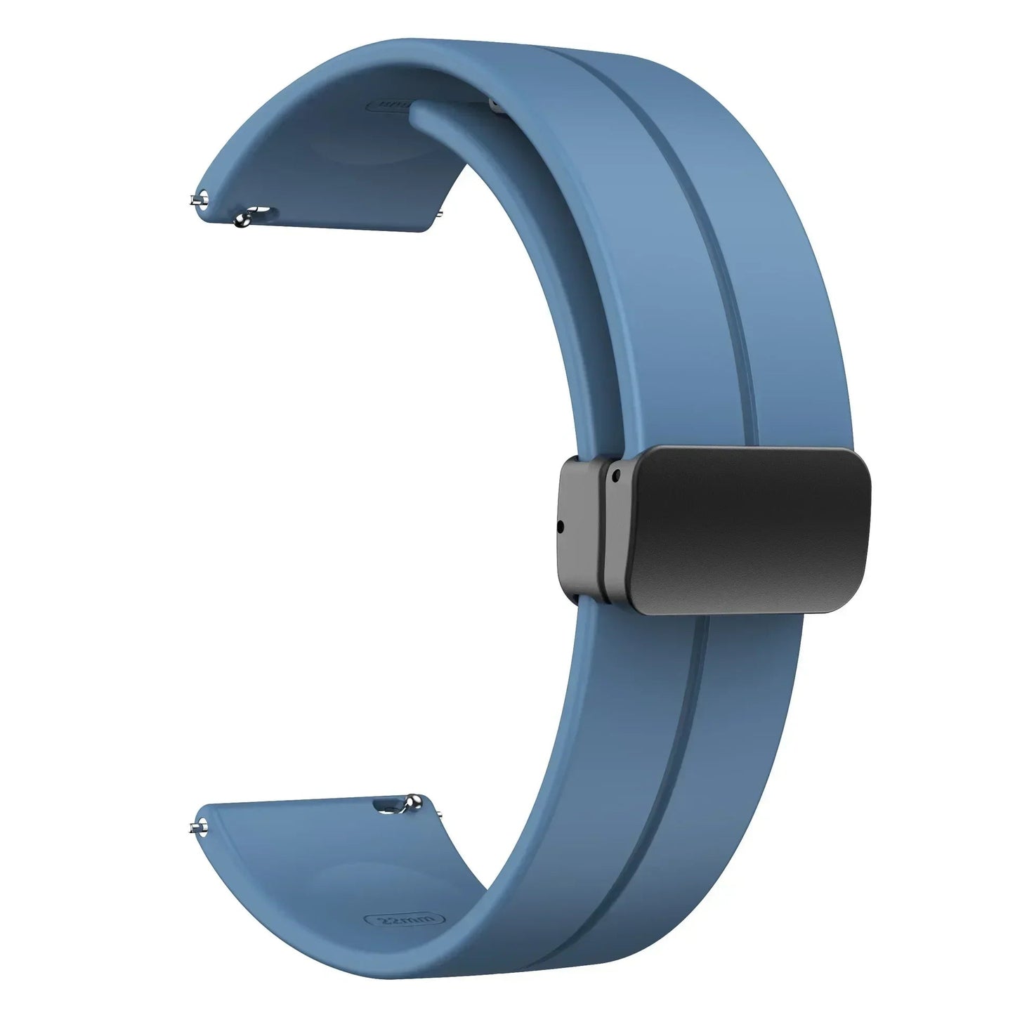 Rubber Watch Strap – Magnetic Buckle – 20 mm | Wellstraps™ Wellstraps