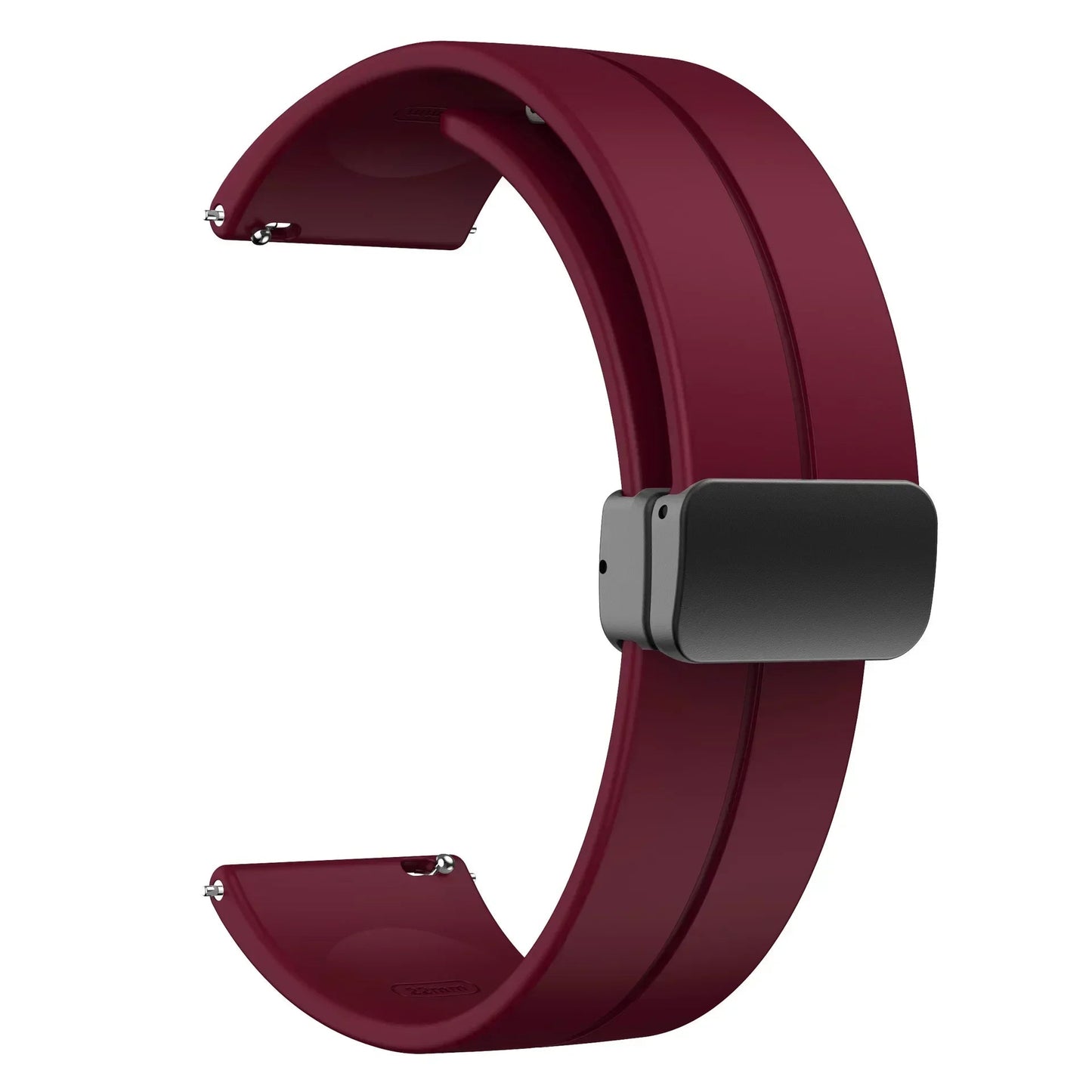 Rubber Watch Strap – Magnetic Buckle – 20 mm | Wellstraps™ Wellstraps