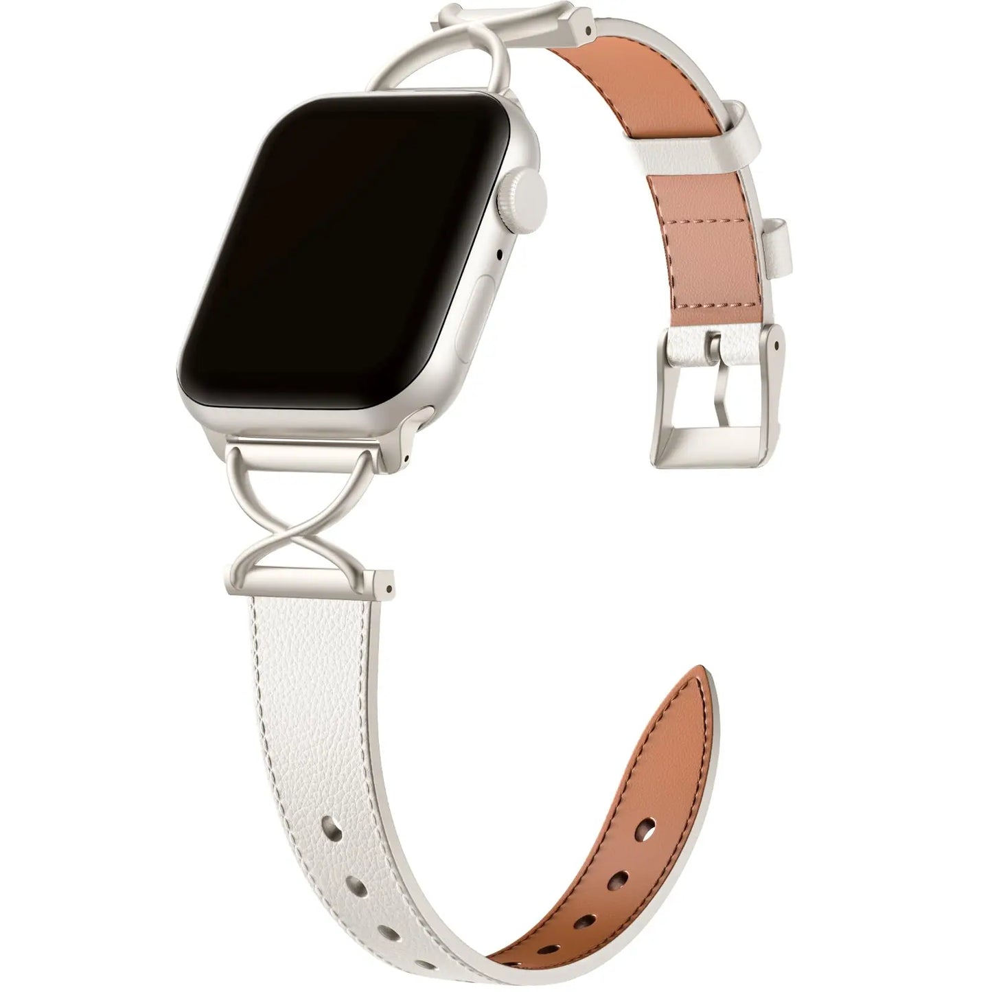 Luxury Leather Strap For Smartwatch – 38–49mm | Wellstraps™