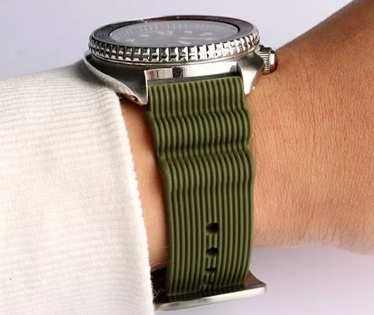 Diver Rubber Watch Strap – 22mm | Wellstraps™