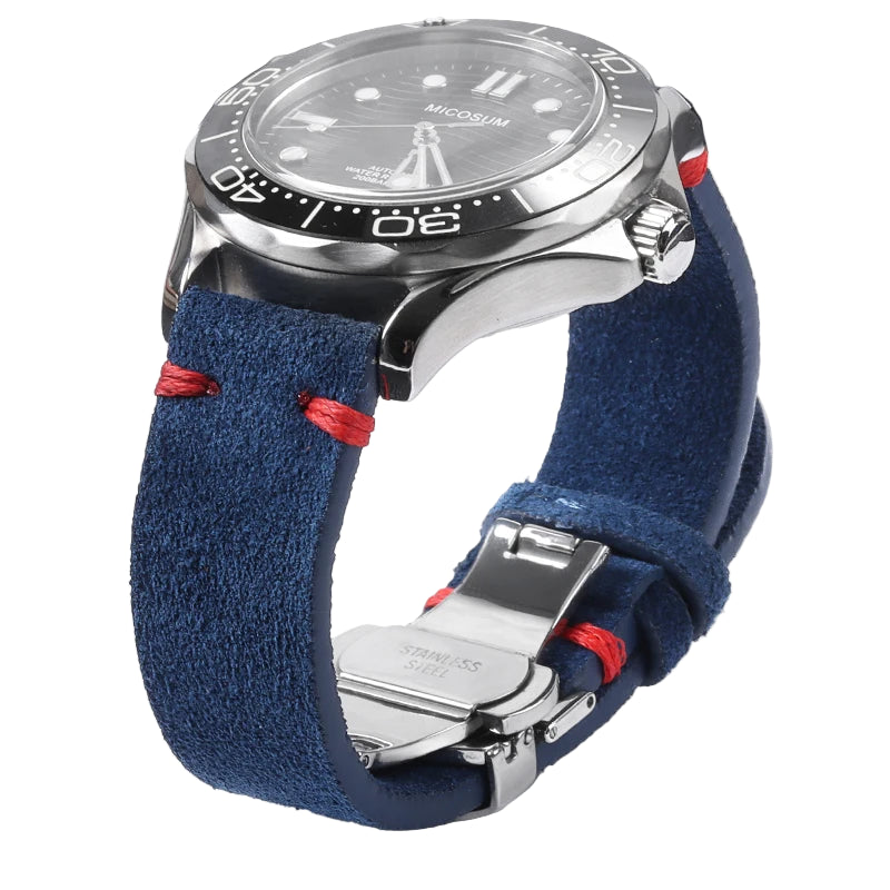 Suede Leather Strap For Watch – 18/20/22mm Vintage Band | Wellstraps™ Wellstraps™