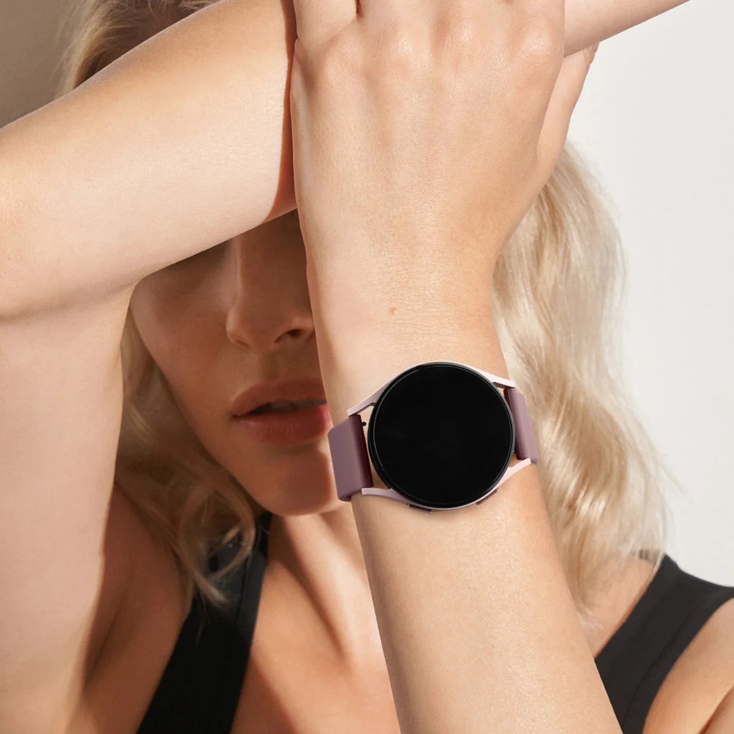 Rubber Strap For Smartwatch – 20/22mm Replacement Band | Wellstraps™ Wellstraps