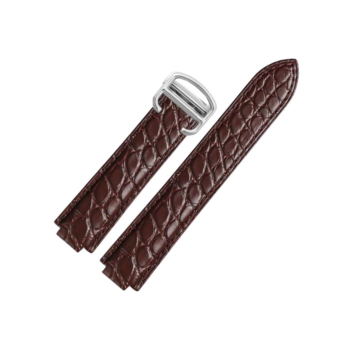 Crocodile Leather Watch Strap – Classic Replacement Band Wellstraps