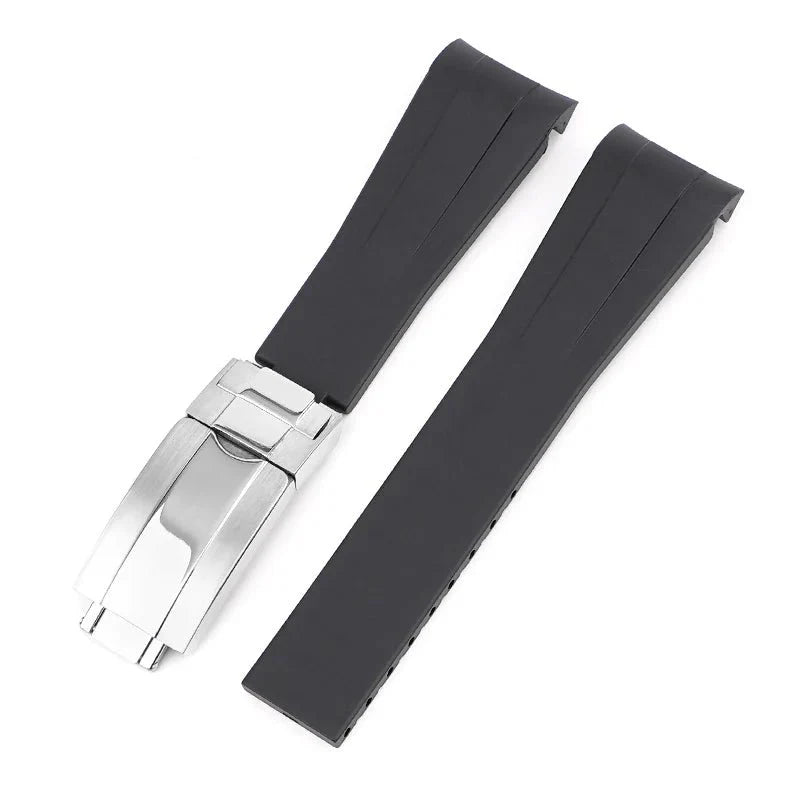 Deployant Rubber Strap – E-Series | Fits 19–21mm Watches Wellstraps