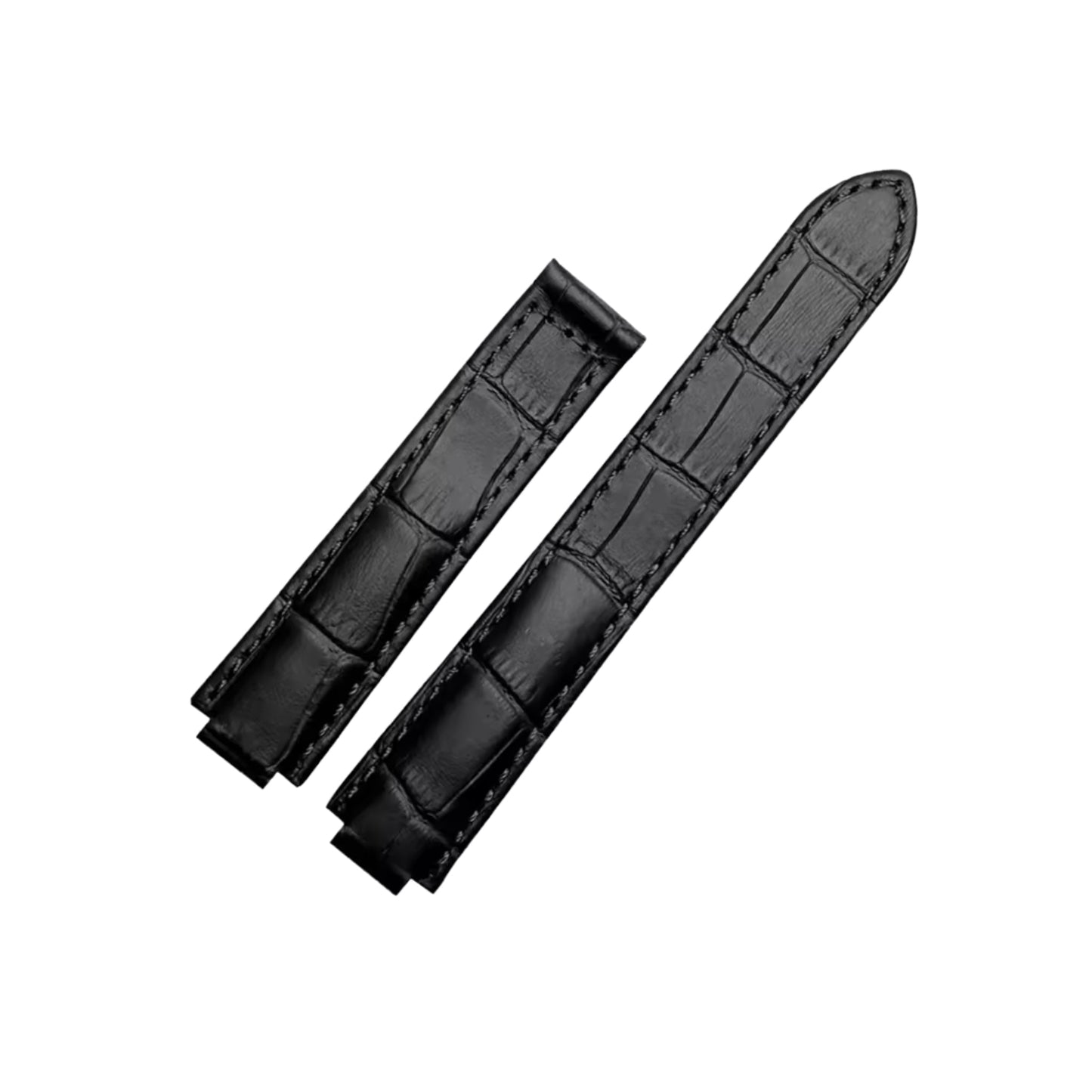 Crocodile Leather Watch Strap – Classic Replacement Band Wellstraps