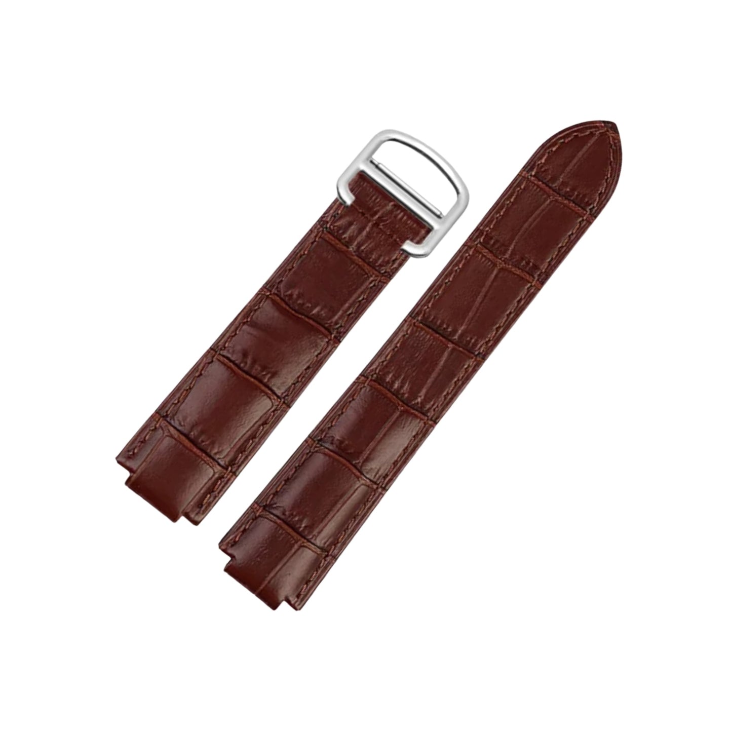 Crocodile Leather Watch Strap – Classic Replacement Band Wellstraps