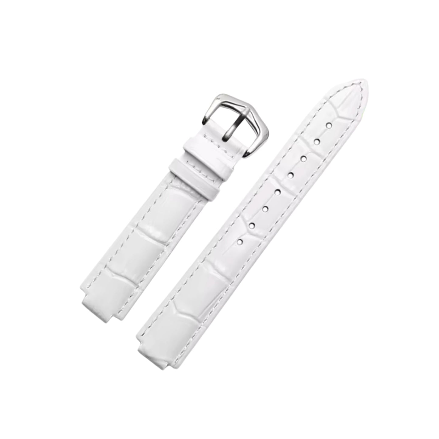 Crocodile Leather Watch Strap – Classic Replacement Band Wellstraps