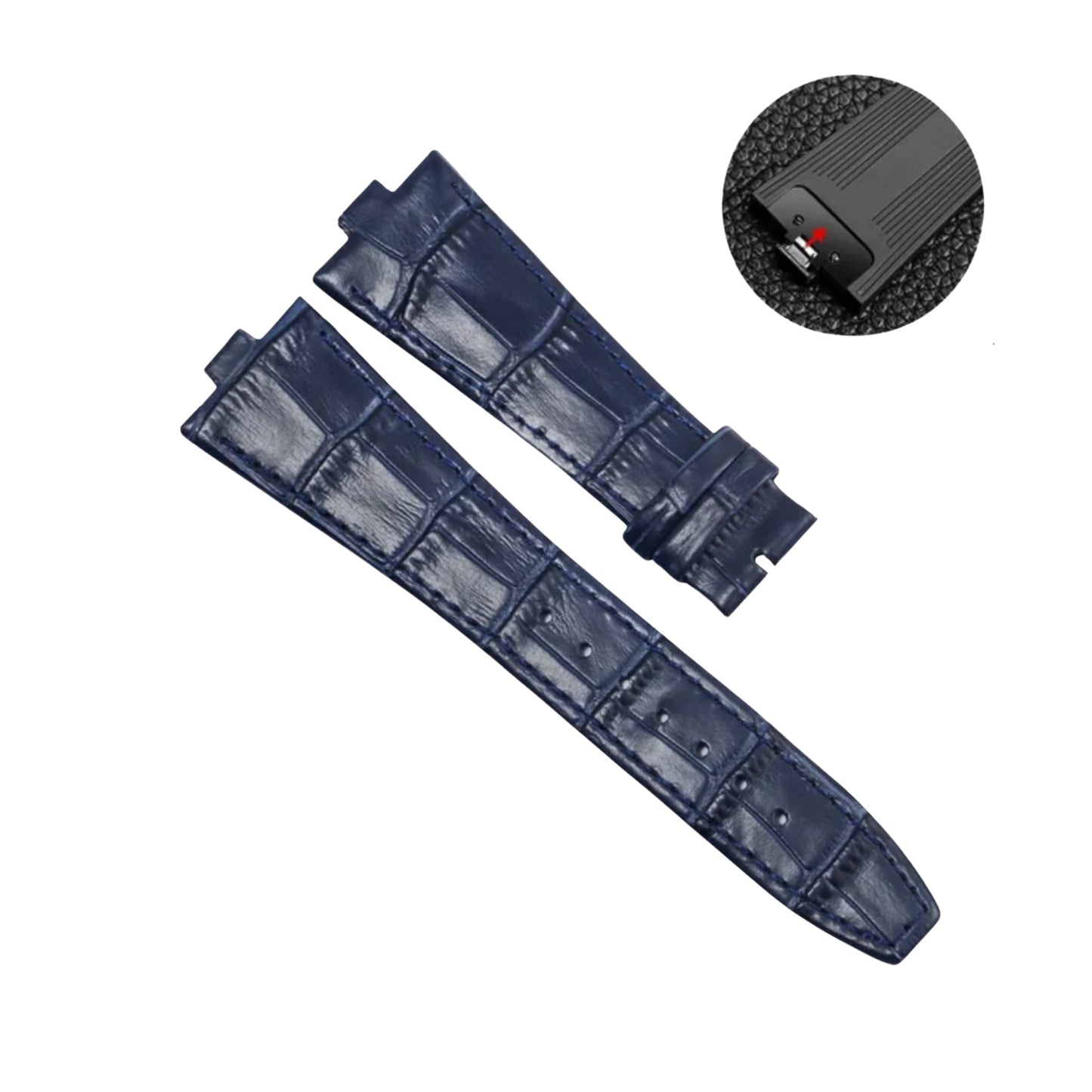Leather Strap – Compatible with 25mm Watches - Wellstraps™