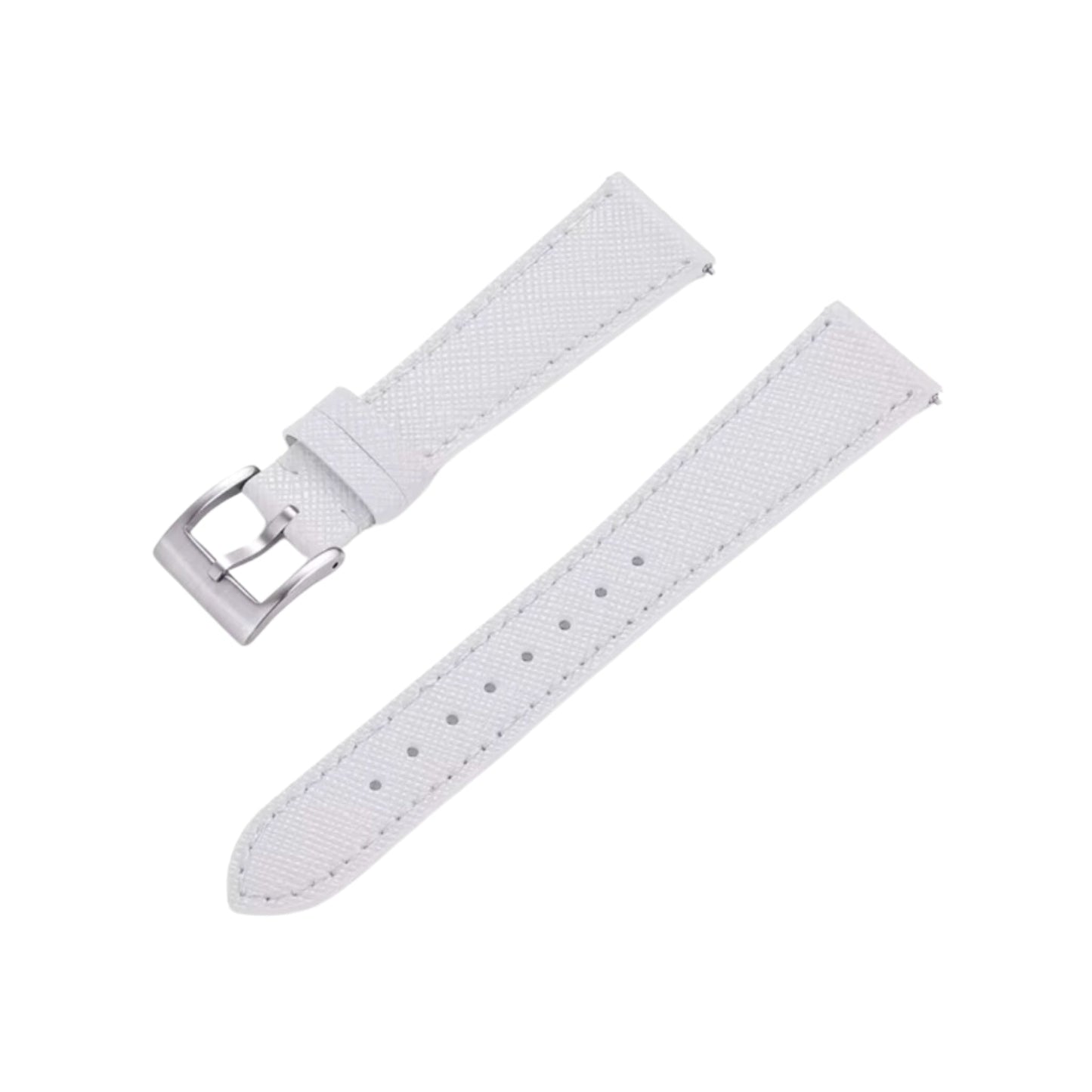 Leather Strap - White - Classic Design Wellstraps