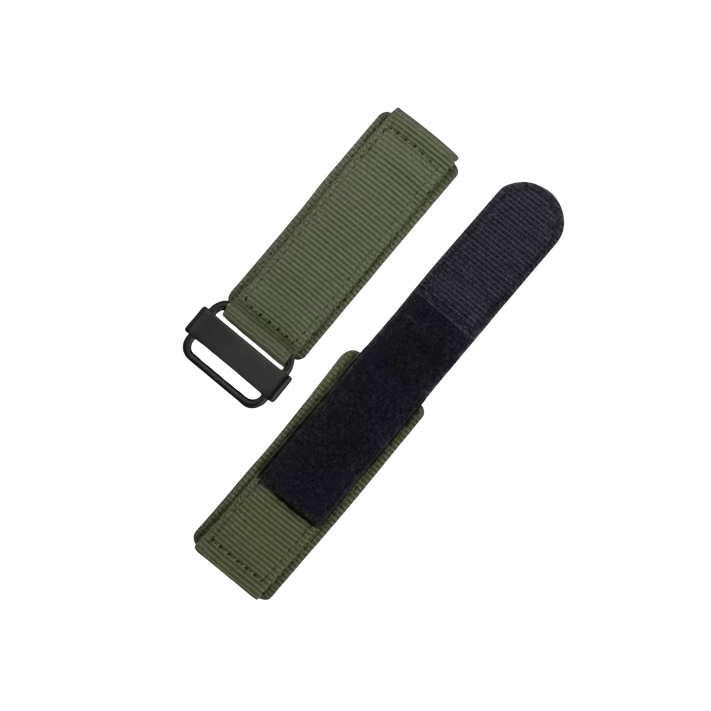 Nylon Watch Strap – Green – 22mm & 24mm – Tactical Replacement Band | Universal Nylon Watch Band Wellstraps