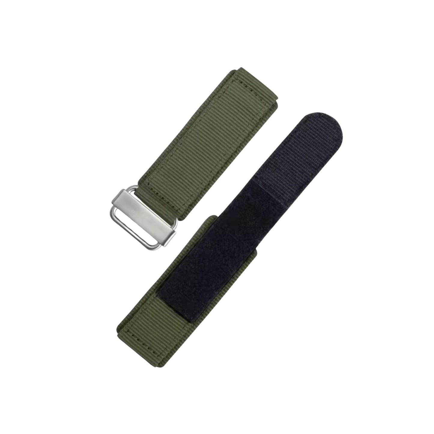 Nylon Watch Strap – Green – 22mm & 24mm – Tactical Replacement Band | Universal Nylon Watch Band Wellstraps