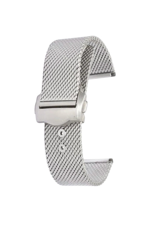 Stainless Steel Strap – Compatible with 19–22 mm Watches | Wellstraps™ Wellstraps