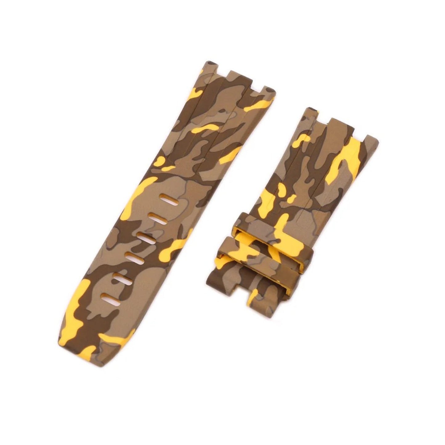 Rubber Watch Strap – 28mm – For 42mm Luxury Diver Watches – Camo Colors | Wellstraps™ Wellstraps