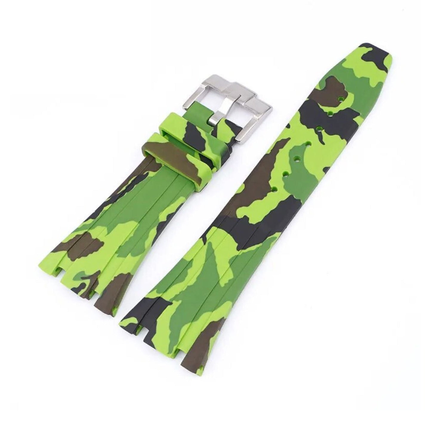 Rubber Watch Strap – Camo Collection – 26mm – For 41mm Luxury Sport Watches – Multiple Camo Colors | Wellstraps™ Wellstraps