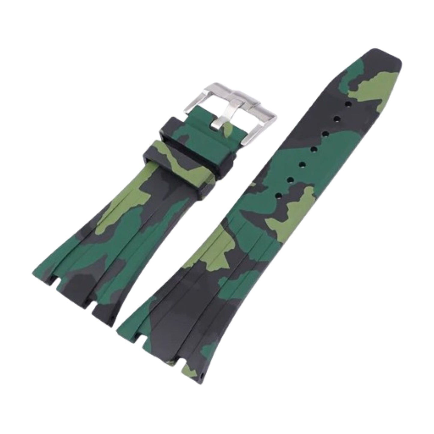 Rubber Watch Strap – Camo Collection – 26mm – For 41mm Luxury Sport Watches – Multiple Camo Colors | Wellstraps™ Wellstraps