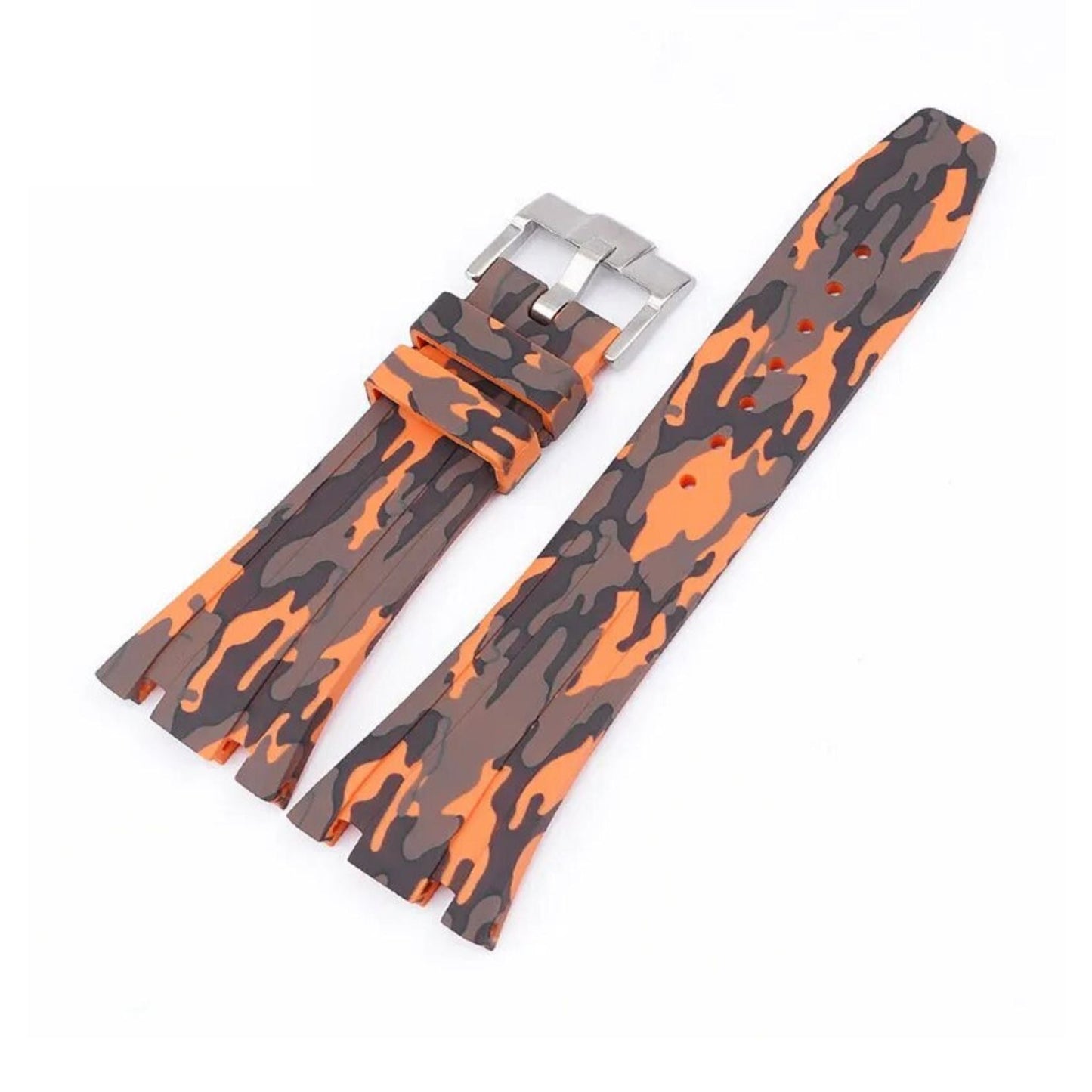 Rubber Watch Strap – Camo Collection – 26mm – For 41mm Luxury Sport Watches – Multiple Camo Colors | Wellstraps™ Wellstraps