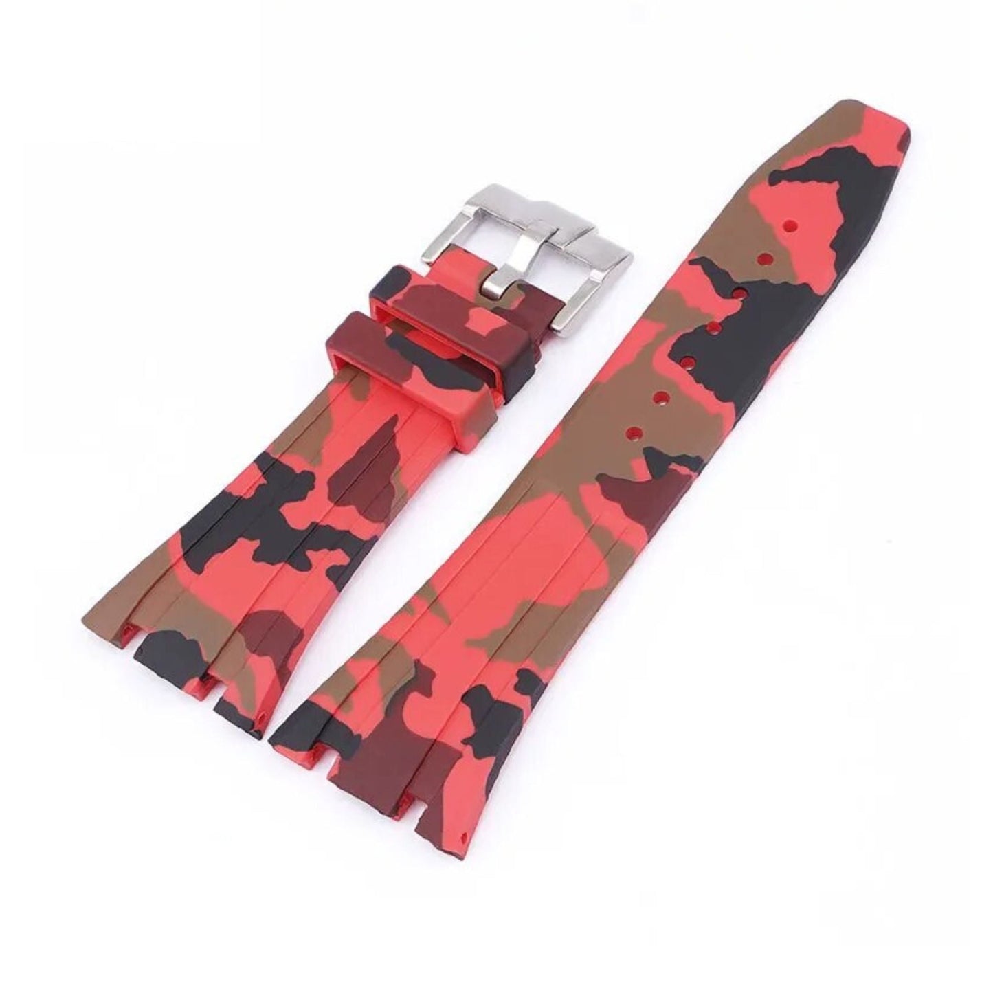 Rubber Watch Strap – Camo Collection – 26mm – For 41mm Luxury Sport Watches – Multiple Camo Colors | Wellstraps™ Wellstraps