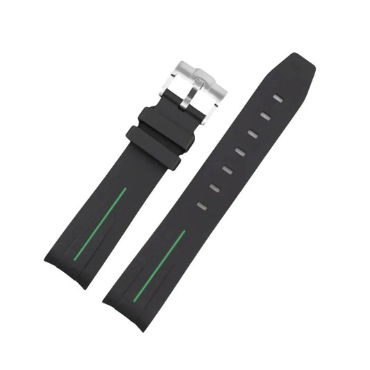 Rubber Strap – Line Series | Compatible with 19mm & 20mm Watches Wellstraps