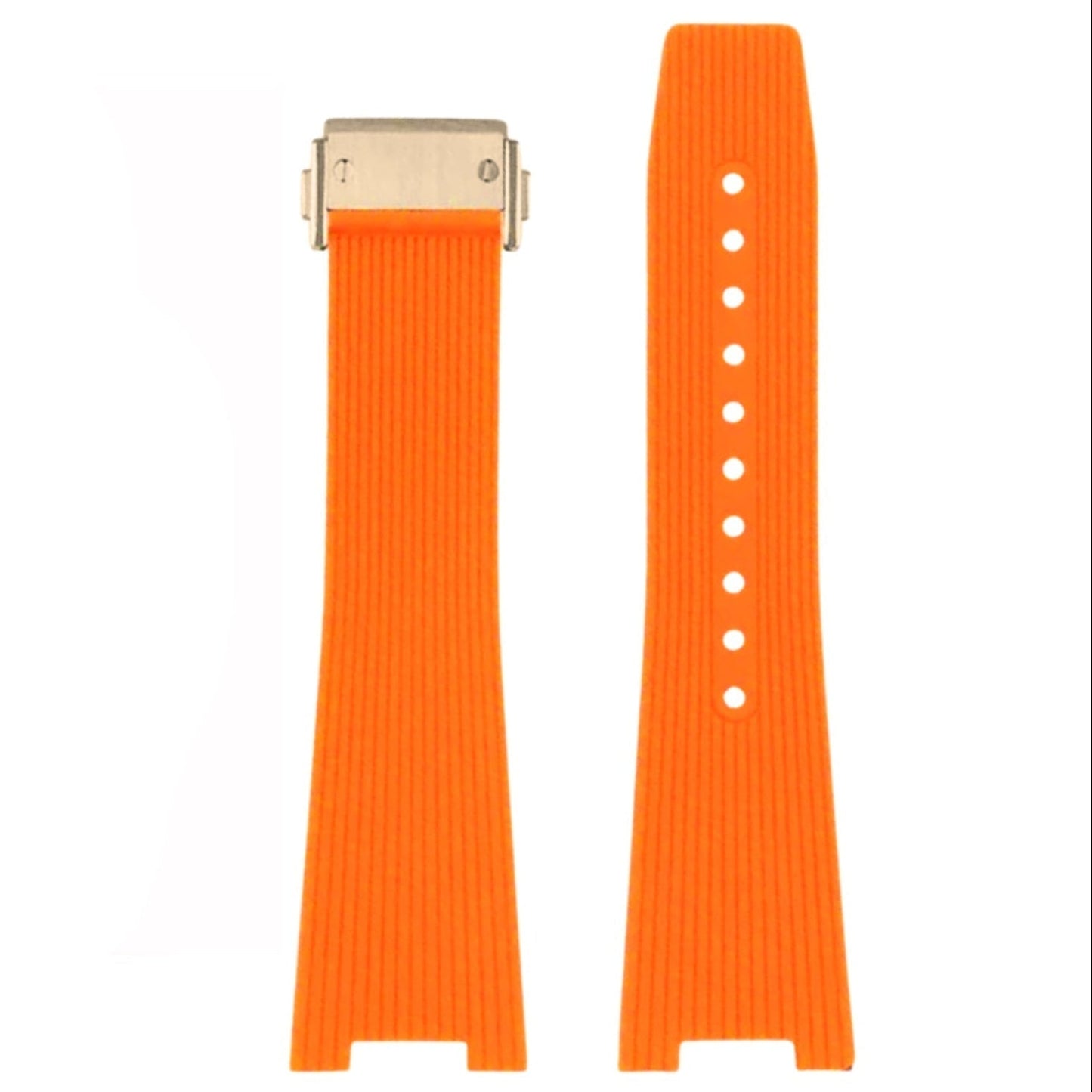 Rubber Watch Strap – 23mm – Universal Replacement Band | Soft Natural Rubber Watch Strap – Multiple Colors Wellstraps