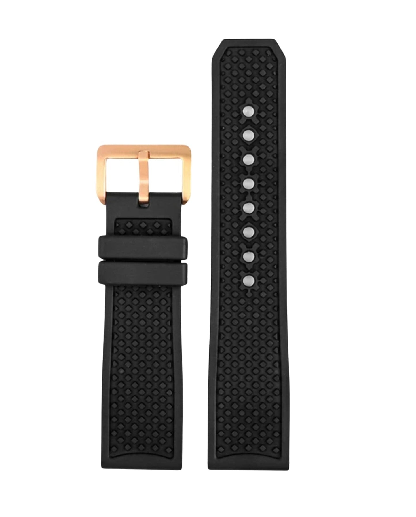 Premium Rubber Strap – Black & Blue Options | Wellstraps™ Wellstraps