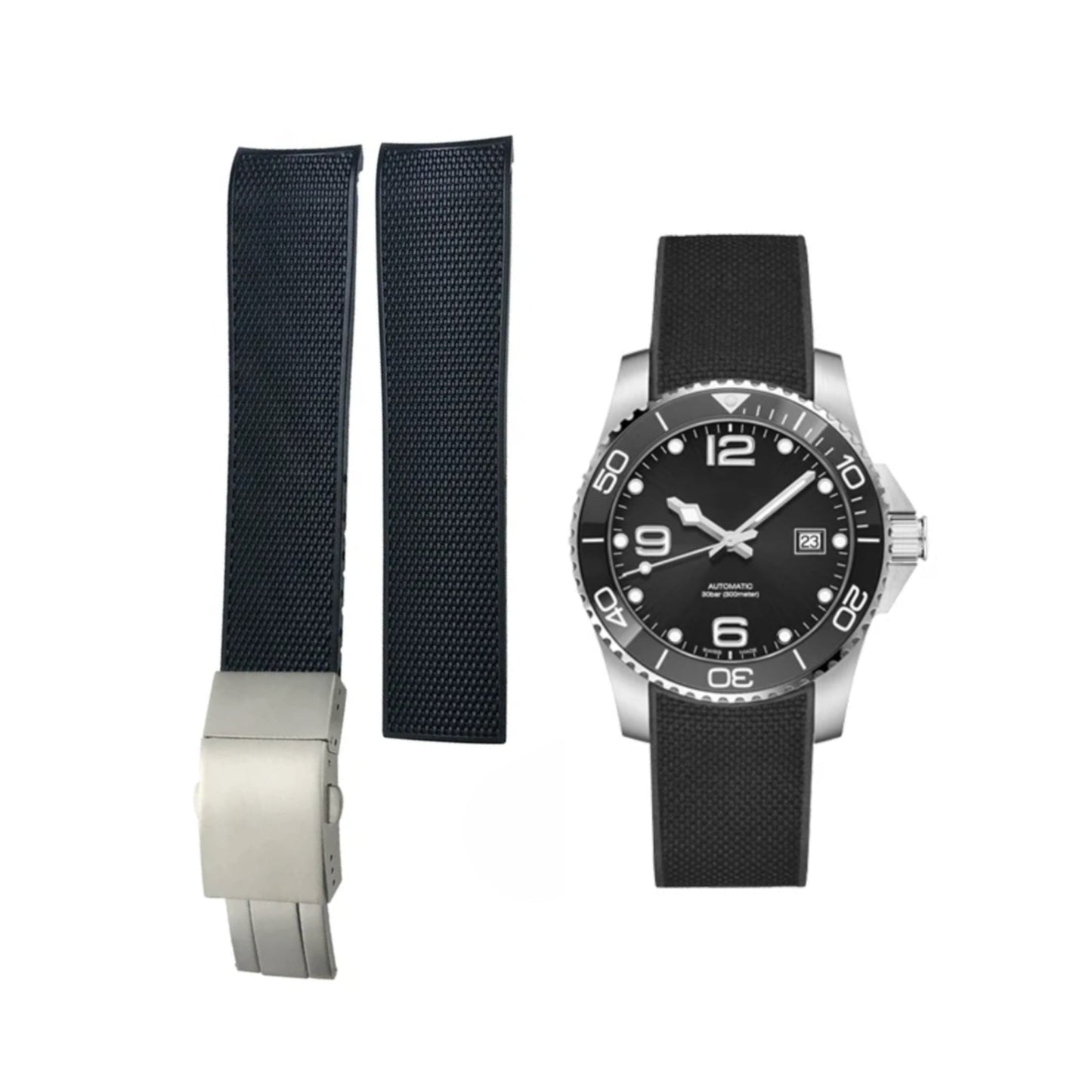 Rubber Strap – Compatible with 19mm - 21 mm Watches | Wellstraps™ Wellstraps
