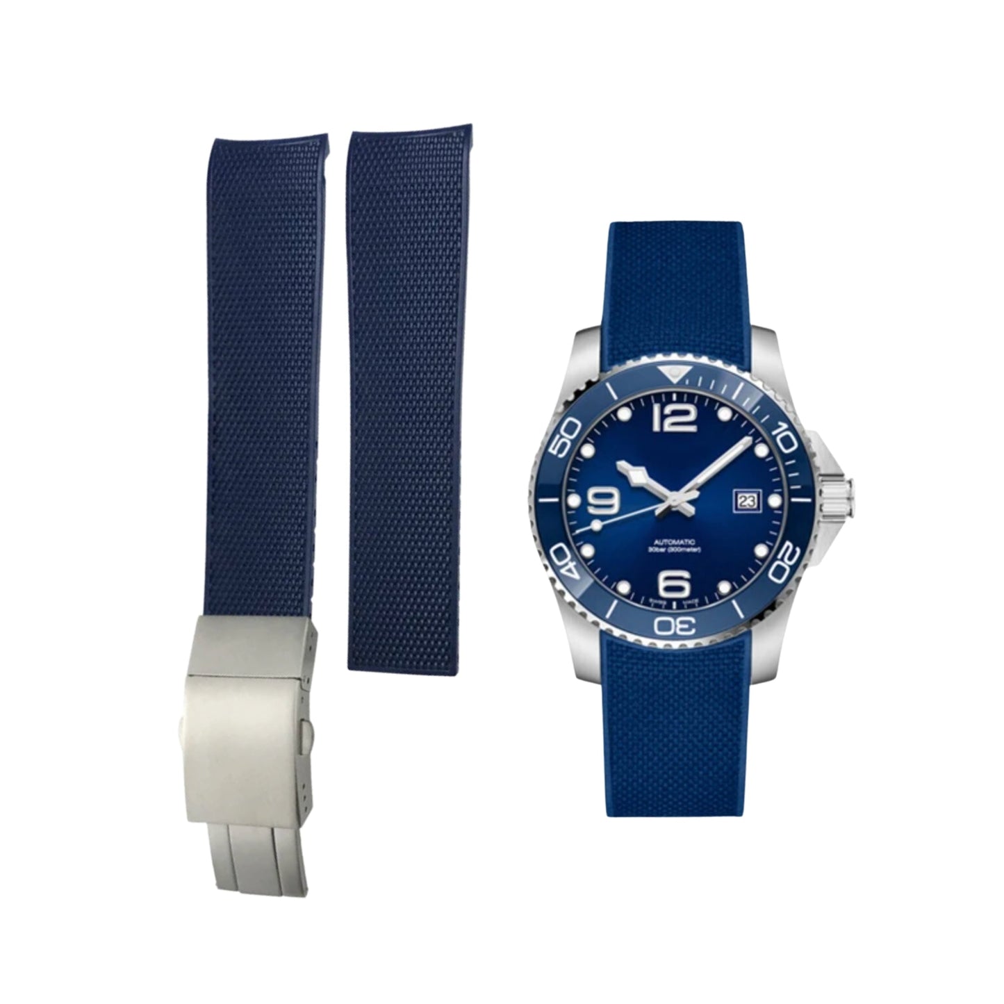 Rubber Strap – Compatible with 19mm - 21 mm Watches | Wellstraps™ Wellstraps