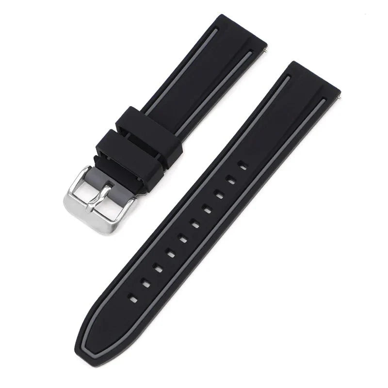 Rubber Strap – Compatible with 20mm Watches PM‑S | Wellstraps™ Wellstraps