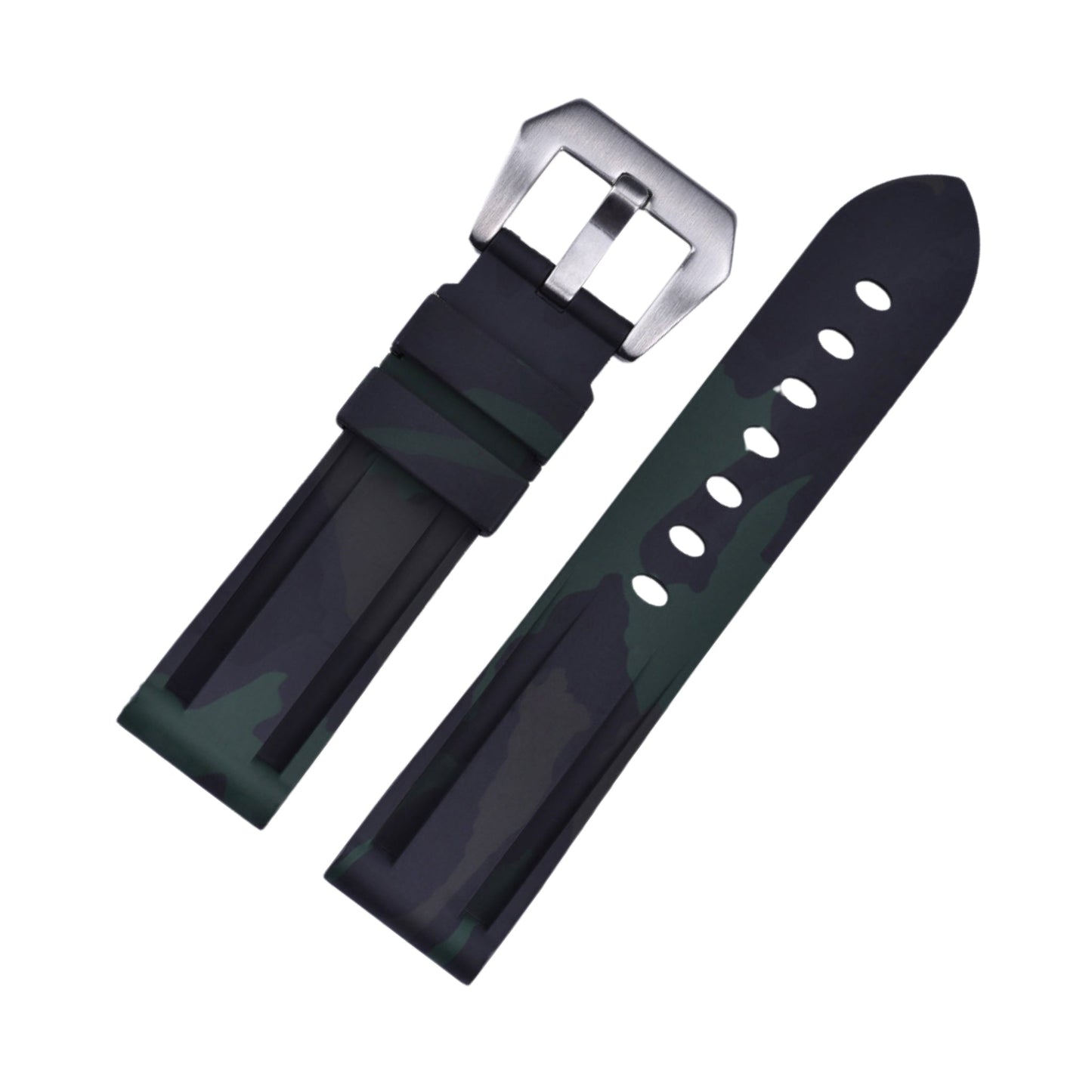 Rubber Strap Camo – Compatible with 20–26mm Watches | Wellstraps™ Wellstraps